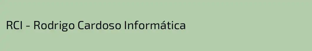 RCI - Rodrigo Cardoso Informática